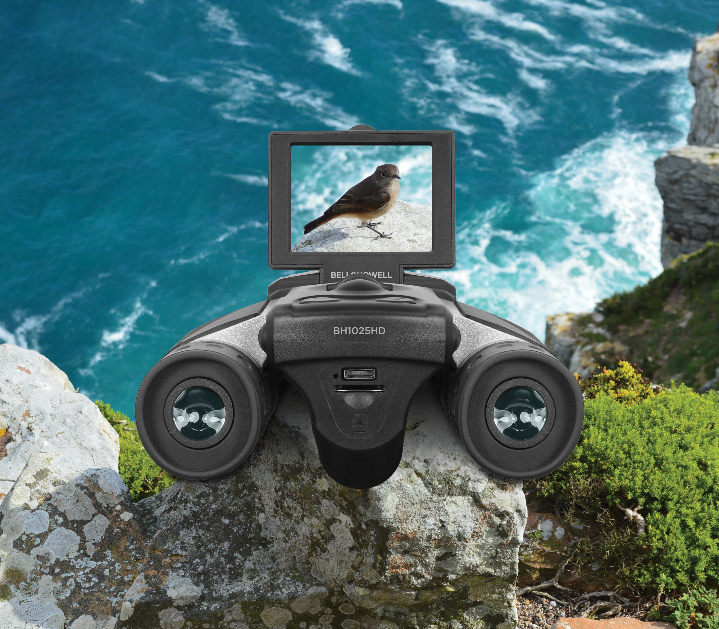 BH1025HD 10x25 Binoculars with HD Digital Camera — Bell+Howell BH1025HD 10x25 Binoculars with HD Digital Camera — Bell+Howell